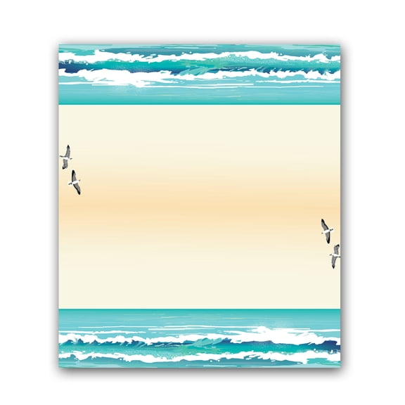 Beach Name Tent Cards  3.54- Unfolded, 3.52- Folded, 25 Cards  77025