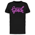 thumbnail image 1 of Beach Neon Sign  T-Shirt Men -Image by Shutterstock, Male 3X-Large, 1 of 2