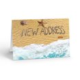 thumbnail image 1 of Beach New Address Blank Note Card - 10 Note Cards and Envelopes - 14395, 1 of 6