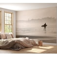thumbnail image 1 of Beach Non-pasted Wallpaper Wall Mural - Surfer by the Ocean, 1 of 7