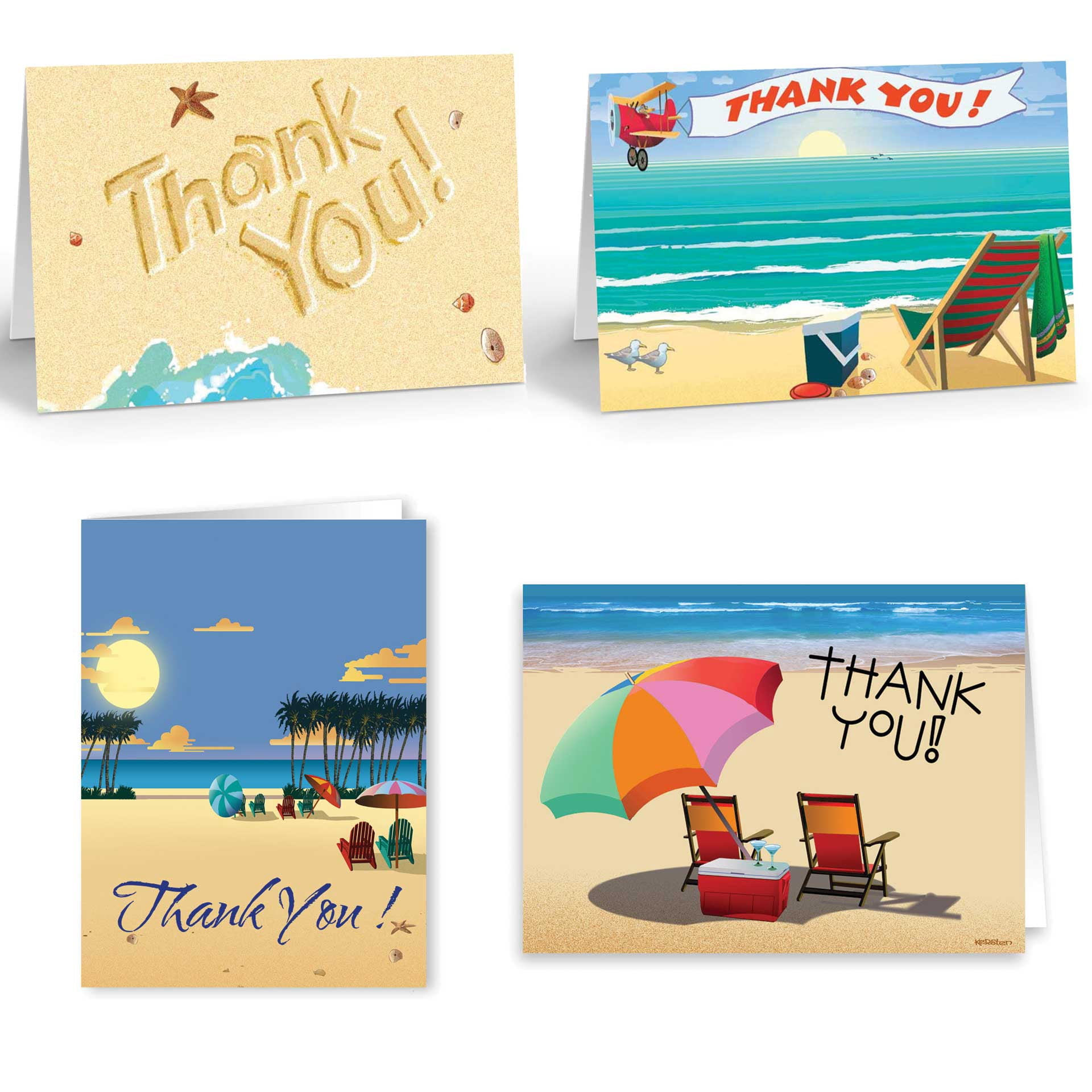 Beach Note Example Beach Note Cards Assorted Pack- 12 Beach Note Cards Per Box - Beach ...