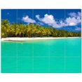 thumbnail image 1 of Beach Ocean Ceramic Tile Mural Kitchen Backsplash Bathroom Shower, 400095-L54, 1 of 3