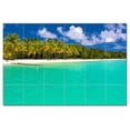 thumbnail image 1 of Beach Ocean Ceramic Tile Mural Kitchen Backsplash Bathroom Shower, 400095-XL64, 1 of 3