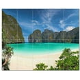 thumbnail image 1 of Beach Ocean Ceramic Tile Mural Kitchen Backsplash Bathroom Shower, 400097-M54, 1 of 3