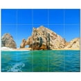 thumbnail image 1 of Beach Ocean Ceramic Tile Mural Kitchen Backsplash Bathroom Shower, 400109-S54, 1 of 3