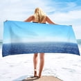 thumbnail image 1 of Beach Ocean Microfiber Beach Towels Quick Drying Towel Retro Tropical Summer Absorbent Sand Free Sandless Swim Pool Beach Towel, 1 of 5