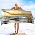 thumbnail image 1 of Beach Ocean Microfiber Beach Towels Quick Drying Towel Retro Tropical Summer Absorbent Sand Free Sandless Swim Pool Beach Towel, 1 of 5