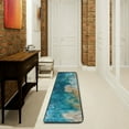 thumbnail image 1 of Beach Ocean Runner Rug Non Slip 72×24 in Ares Rugs for Bedroom Bathroom Living Room, 1 of 7