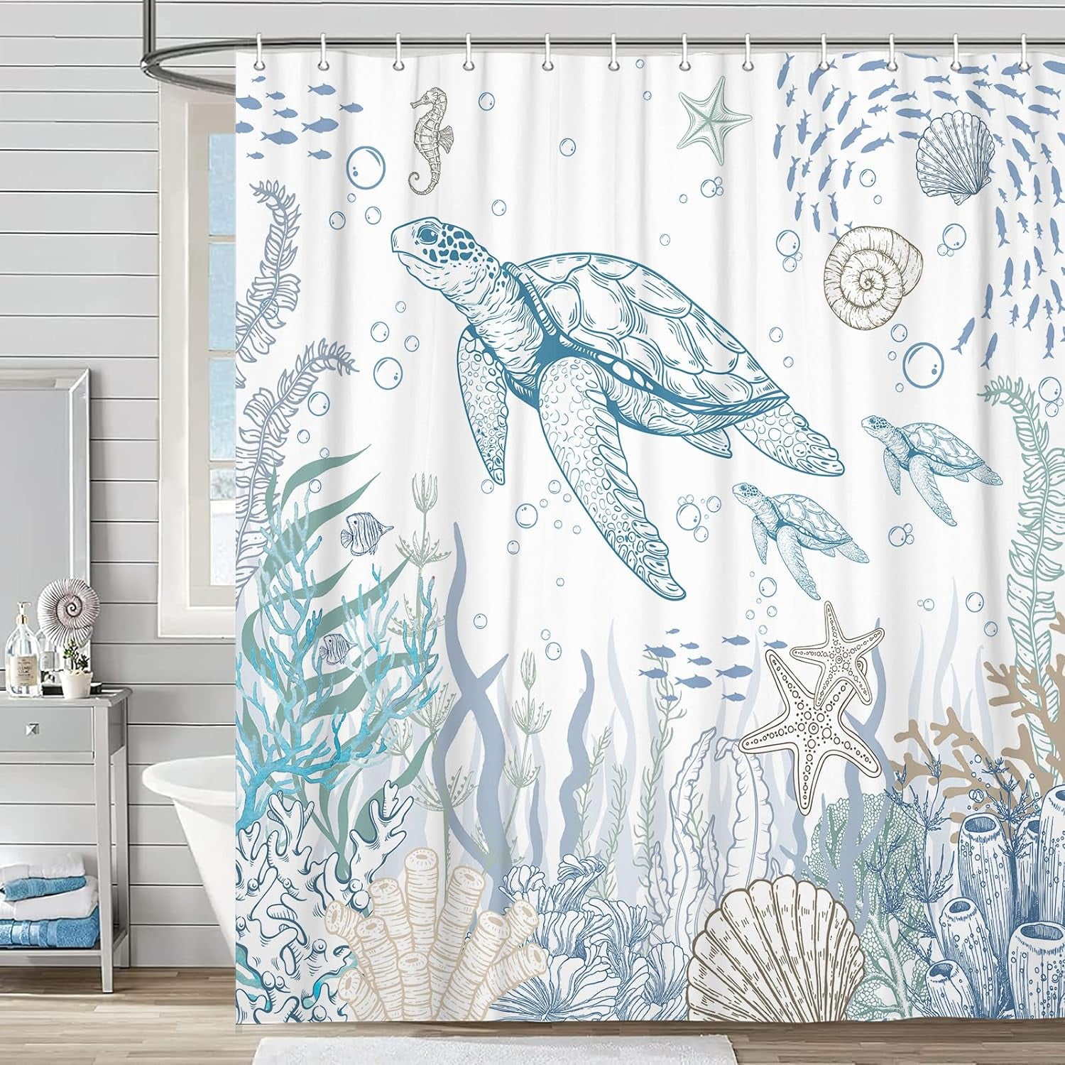 Customer Reviews For Beach Ocean Theme Shower Curtain Nautical Coastal Customer reviews for beach ocean theme shower curtain nautical coastal