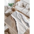 thumbnail image 1 of Beach Ocean Wave Area Rug for Bedroom 2.7x5 Ft Abstract Art Coastal Brown Gradient Super Soft fuzzy Throw Rug Non-Slip Fluffy Plush Indoor Floor Carpet for Living Room Nursery Home Decor, 1 of 8