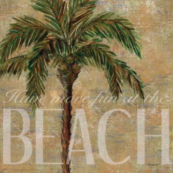 Beach Palm Poster Print by Todd Williams
