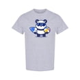 thumbnail image 1 of Beach Panda T-Shirt Men -Image by Shutterstock, Male XX-Large, 1 of 2