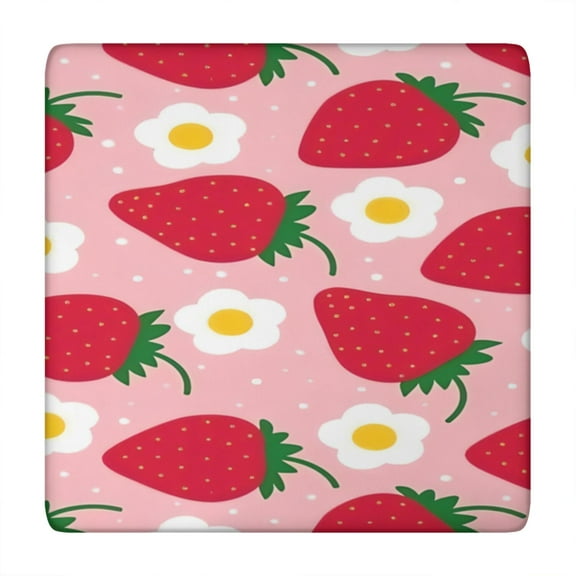 Beach Party Tablecloth with Watermelon Fruit Pattern Summer Tropical Aesthetic for Outdoor Table