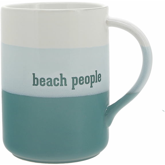 Pavilion Gift Company - Drink Decor 18 oz Beach People Coffee Mug