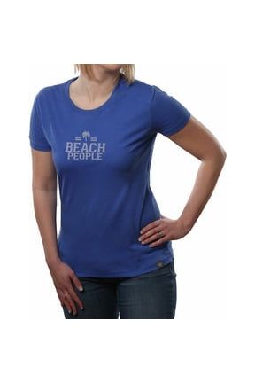 Company - Beach People - Double Extra Large Blue Women's T-Shirt