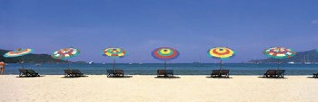 Beach Phuket Thailand Canvas Art - Panoramic Images (36 x 12)