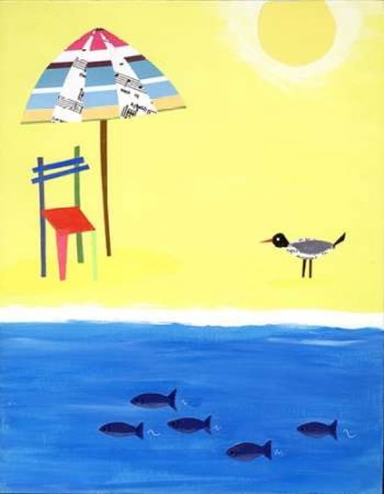 Beach Picture II Canvas Art - Jennifer Peck (22 x 28)