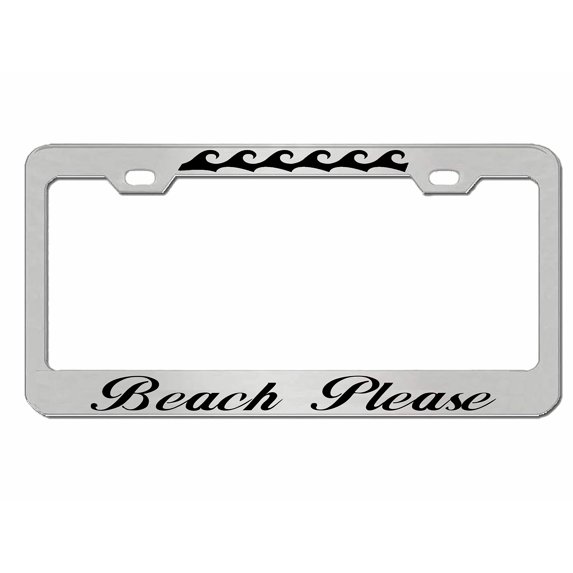 CAMO Black Heavy Duty Metal License Plate Frame CAMO Black Heavy Duty Metal License Plate Frame