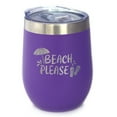 thumbnail image 1 of Bevvee Insulated Wine Tumbler 12 oz Beach Please Beach Lover Gifts Tumblers, 1 of 4