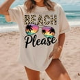 thumbnail image 1 of Beach Please Shirt, Sunglasses Leopard Shirt, Retro Summer Shirt, Vintage Beach Shirt, Leopard Print Shirt, Beach Shirt, 1 of 5