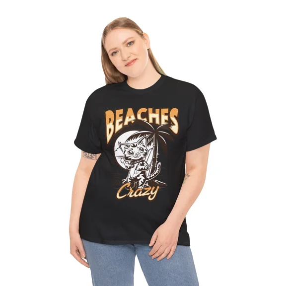 Beach Please T-Shirt - Goofy & Fun Graphic Tee for Any Occasion