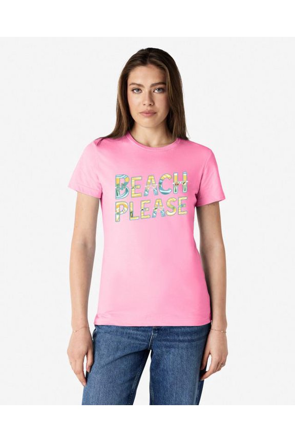 Beach Please T-shirt - Casual Comfort for Sunny Days, for men & women, up to size 5XL.