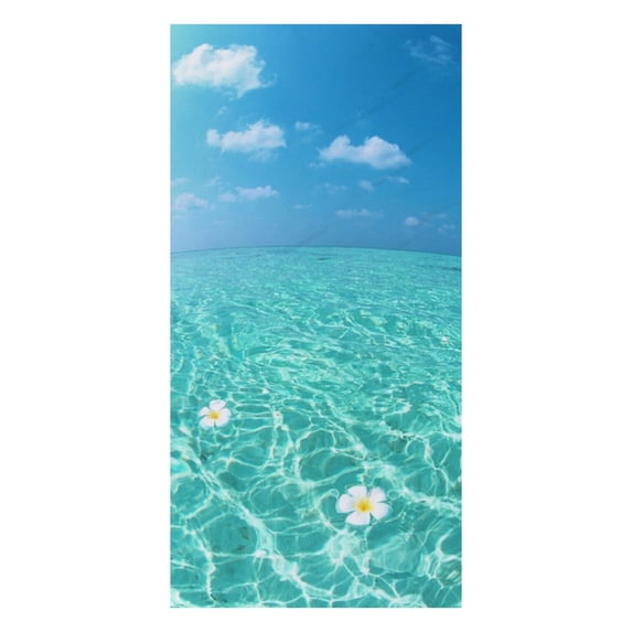 Beach Pool Summer Water Swimming Towel Blanket Bath Microfiber Ocean Style Beach Towel Absorbent Quick Dry Large Soft Gym Yoga Microfiber Ocean Style 150*75 Inch,1PC