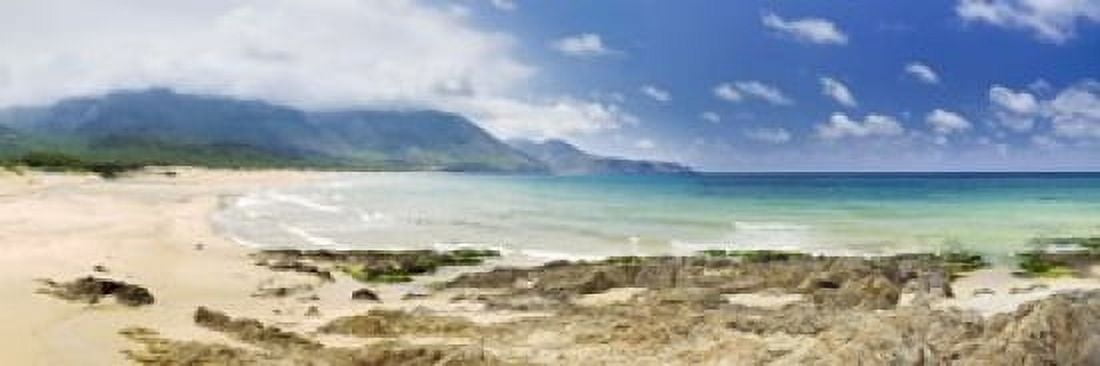Beach Portixeddu Beach Bay Of Buggerru Iglesiente Sardinia Italy Canvas Art - Panoramic Images (18 x 6)