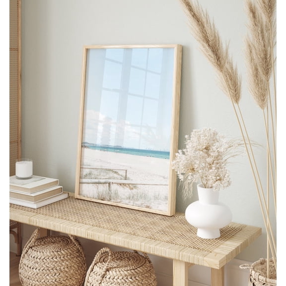 Beach Prints Boho Beach Wall Art Soft Coastal Ocean Sandy Decor Unframed Paper Print