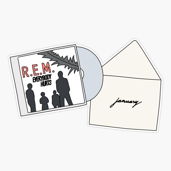 Beach Read Letter And CD Sticker