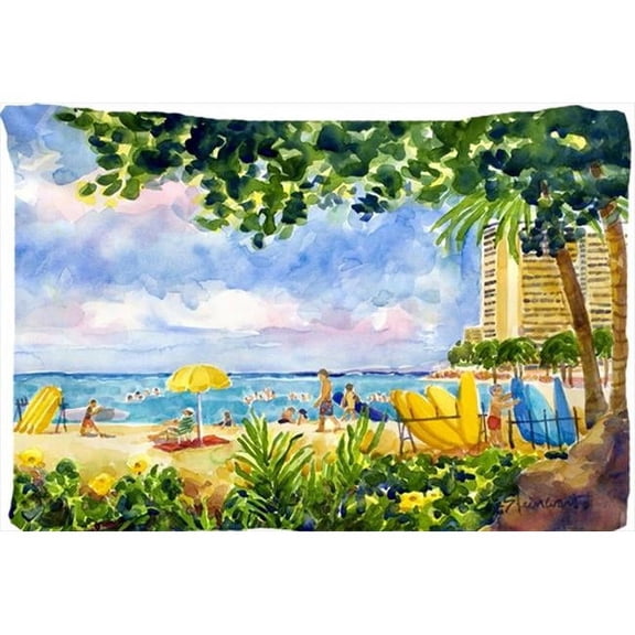 Beach Resort View From The Condo Moisture Wicking Fabric Standard Pillowcase