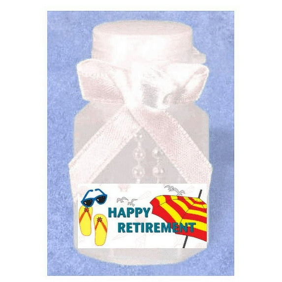 Beach Retirement 12pack Mini Bubble Favors