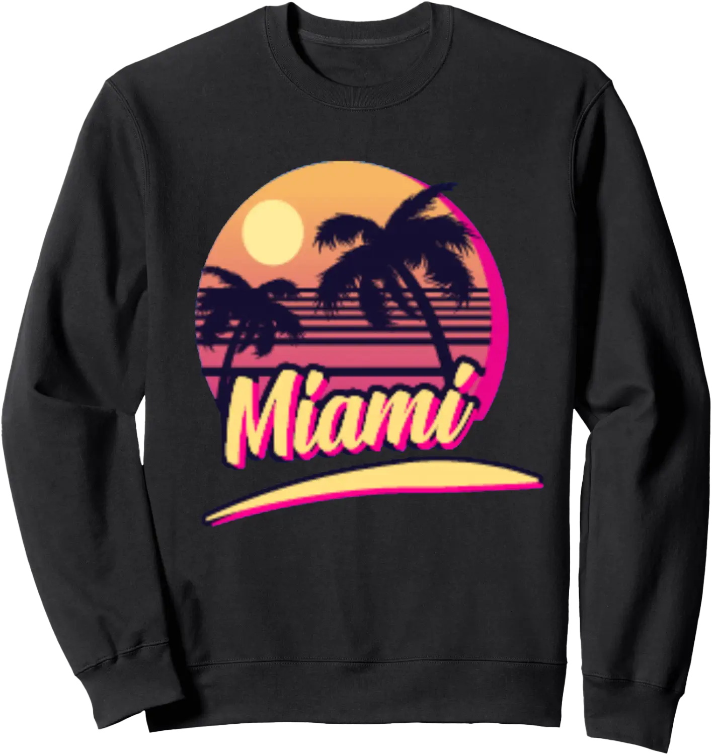 Beach Retro Florida Palm Trees Summer Souvenirs Sweatshirt - Walmart.com