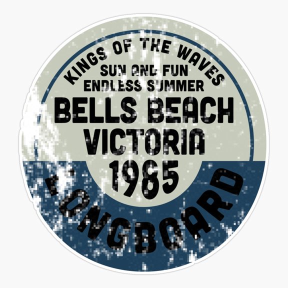 Beach Retro Travel Everyday Decor Art Vinyl Sticker