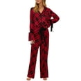 thumbnail image 1 of Beach Riot Womens Lee Anne Brooke Woven Pajama Set Style-BR38192R3, 1 of 4