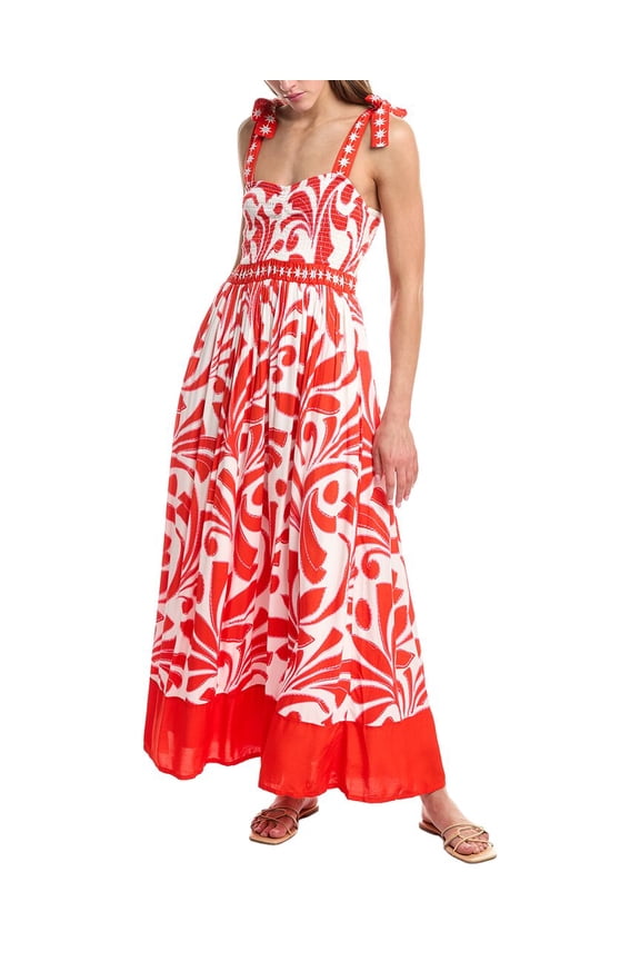 womens  Cari Maxi Dress, s, Yellow