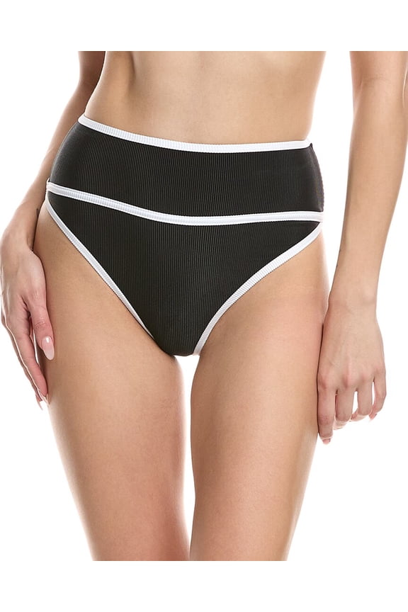 womens Carlotta Bikini Bottom, xs, Black