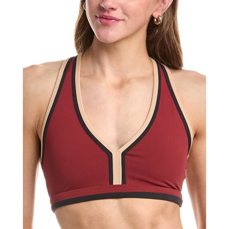 Beach Riot womens Ida Sports Bra, s, Brown