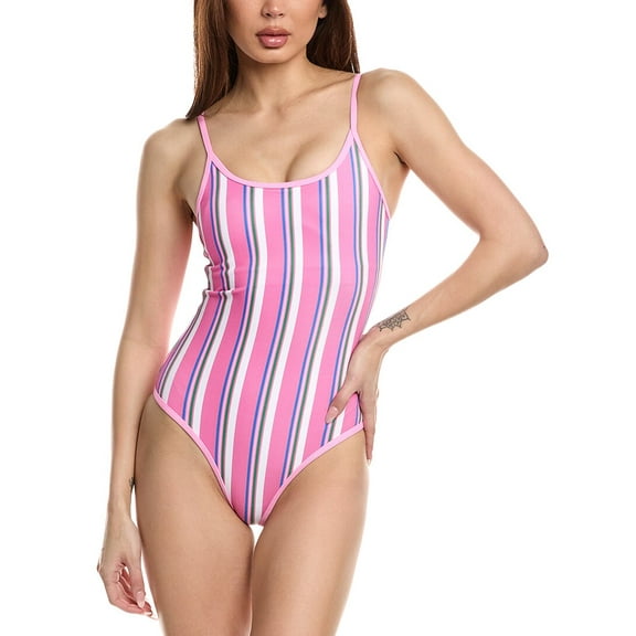 Beach Riot womens  Naomi One-Piece, s, Pink