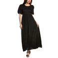 thumbnail image 1 of Beach Riot womens  Weston Linen-Blend Maxi Dress, m, Black, 1 of 3