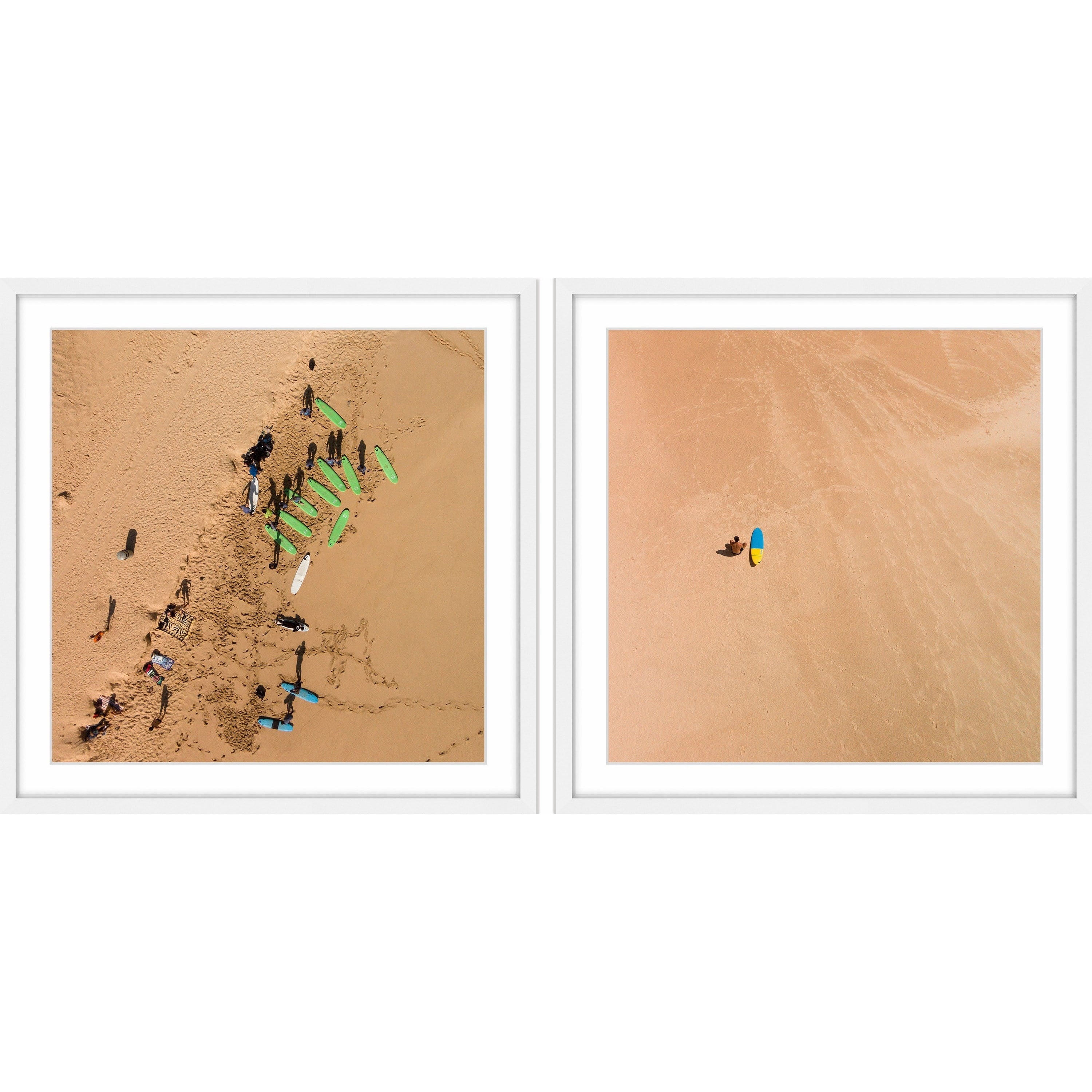 Beach Sand Diptych