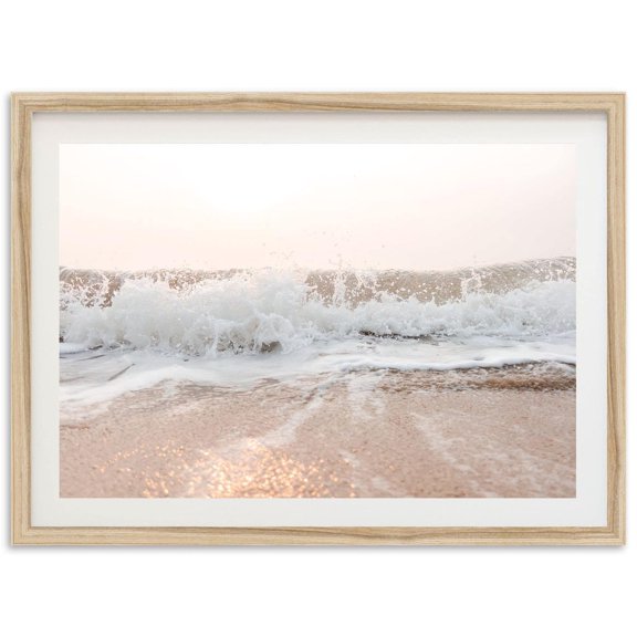 Beach Sand Muted Ocean Photography Wall Art Home Decor