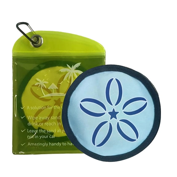 Beach Sand Remover Bag for Skin and Clothes Gentle Sand Cleaning Tool Portable Outdoor Artifact for Home Textiles(Light Blue),Hulucky