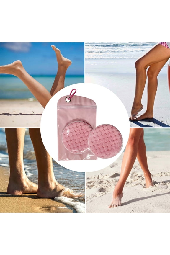 Beach Sand Remover Kit with Removal Bag and Gloves, Sand Off Powder Bag and Brush for Feet and Body, Portable Beach Accessory for Clean Sand Free Exit
