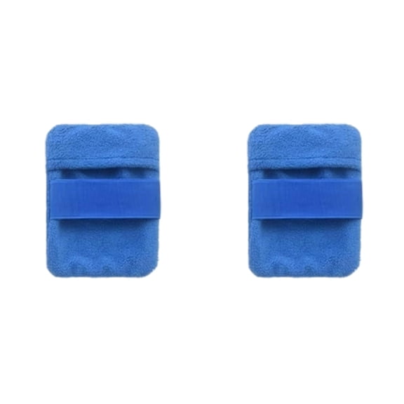 Beach Sand Remover Wipe Off Cleaner 2 Pcs for Adults, Portable Soft Sand Eraser for Summer Travel, Beach Accessories for Surf Volleyball and Water Activities, Family Beach Gear, Blue