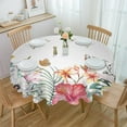 thumbnail image 1 of Boho Color Pattern Round Tablecloth Wedding Hotel Table Cover Holiday Dining Table Waterproof Tablecloth, 1 of 6