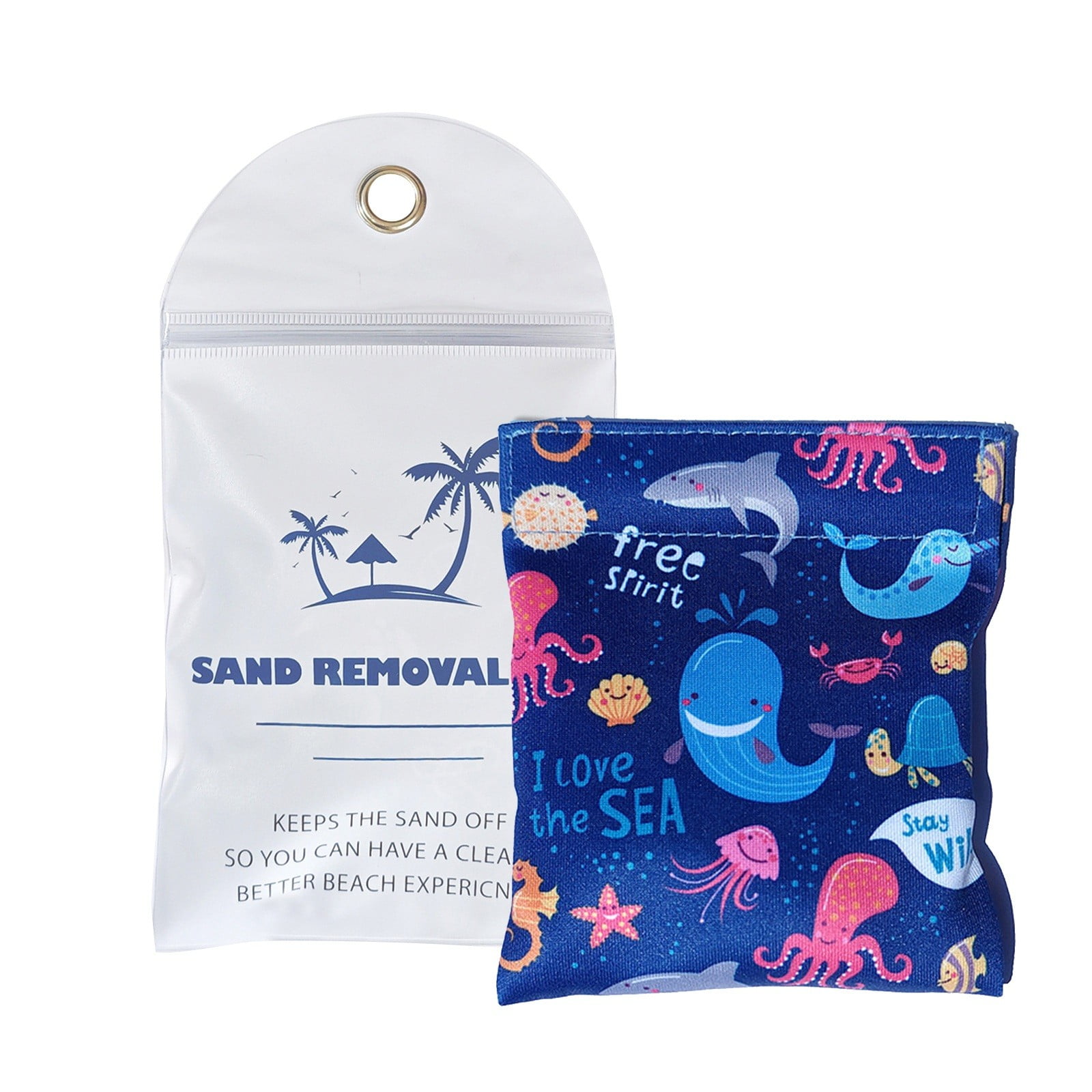 Beach Sandbags Are An Tool For Removing Sand In Seconds. The Beach