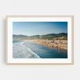 thumbnail image 1 of The Beach in Santa Monica 01 - Santa Monica California Photography Beach Coast Landscape Ocean Seaside Scenic Summer Oak Framed Wall Art Print 12 x 18 inches, 1 of 6