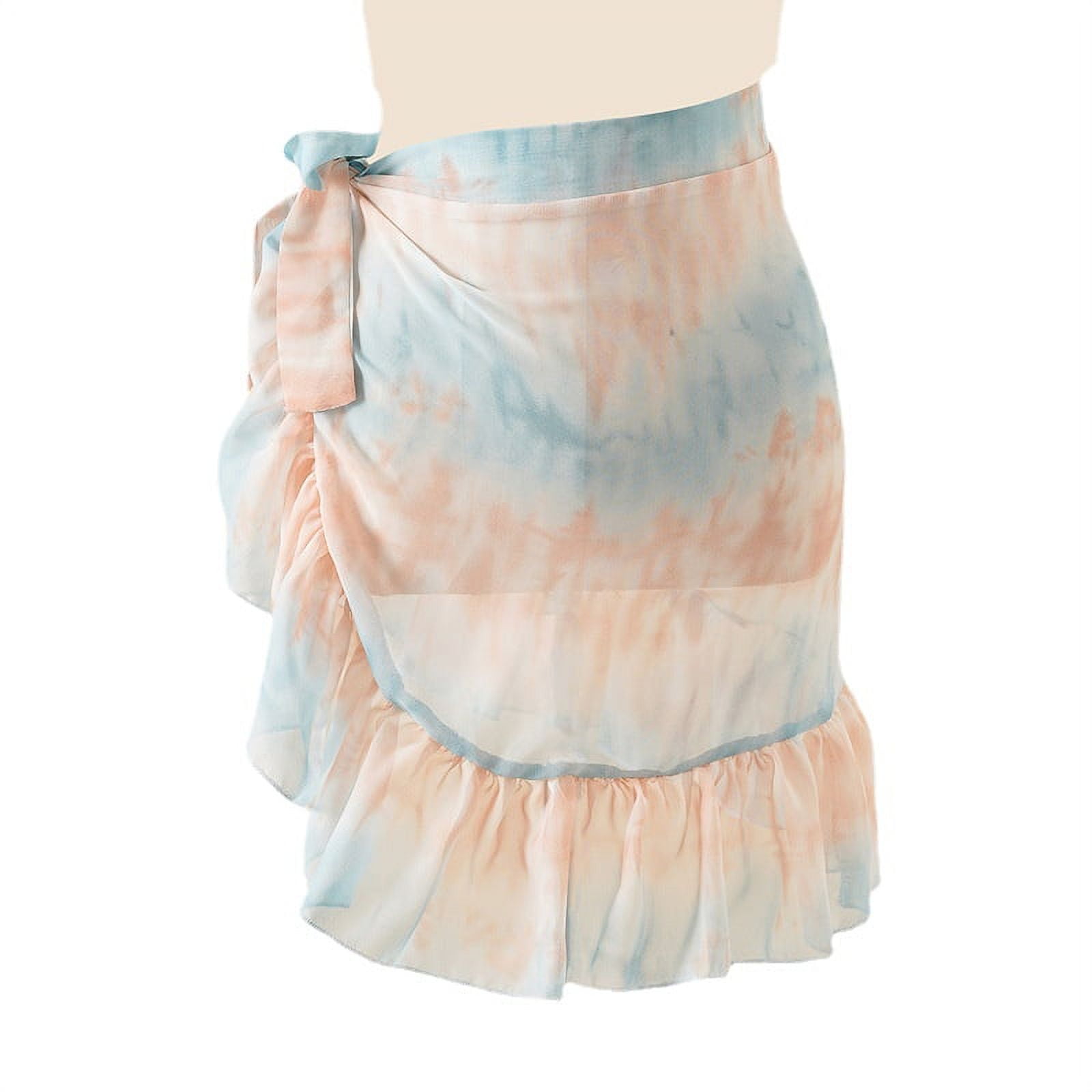 Esmara® Women's Pareo Beach Dress Wrap Skirt Shoulder Scarf One Size 110 x  180 cm, Pattern - Pink Border : : Fashion