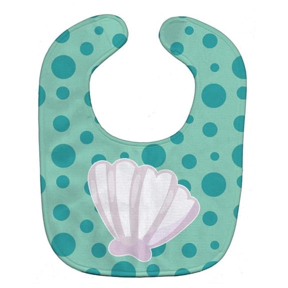 Beach Scallop Shell Baby Bib